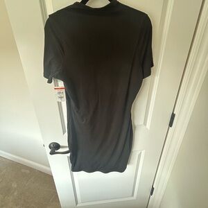 Naked Wardrobe Black Short Sleeve Dresd